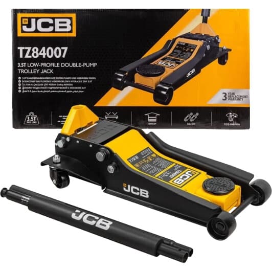 Домкрат JCB підкочуваний гідравлічний 3,5 т JCB-TZ84007
