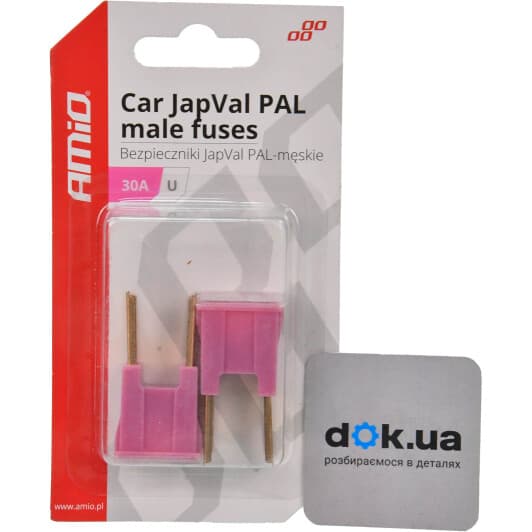 Набір запобіжників Amio JapVal PAL 03406 FJ15 midi (normal) 2 шт.
