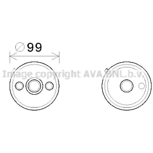 vn3358 AVA Quality Cooling Радиатор КПП