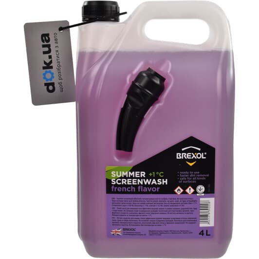 Омивач скла Brexol Screen Wash Summer літній 1 °С квітковий (4 л)