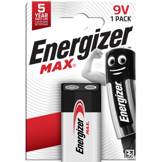 Батарейка Energizer MAX 6LR61M-1B PP3 (Krona) 9 V 1 шт