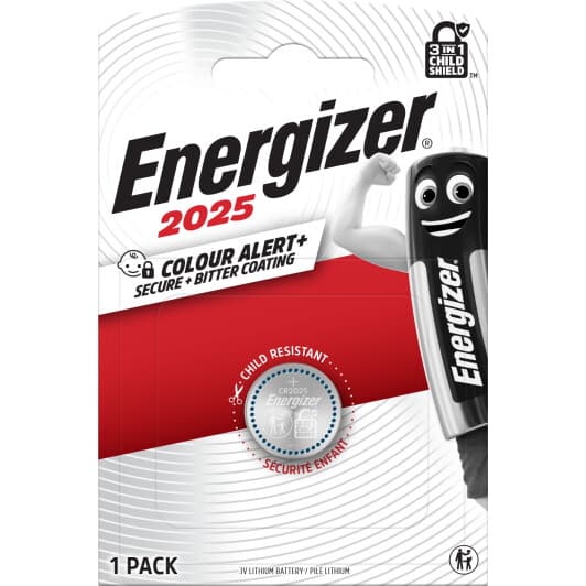 Батарейка Energizer 3-in-1 Child Shield CR2025-1B CR2025 3 V 1 шт
