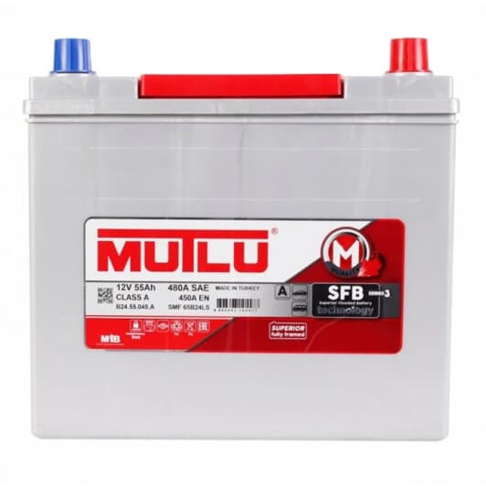 Акумулятор Mutlu 6 CT-55-R S3 SMF65B24LS