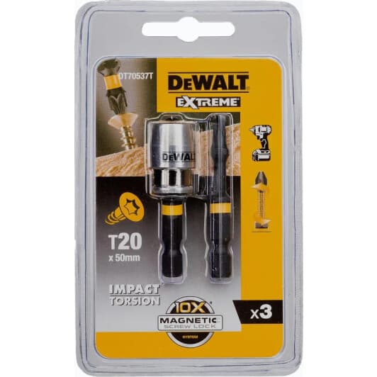 Набор бит DeWALT Impact Torsion DT70537T 2 шт.