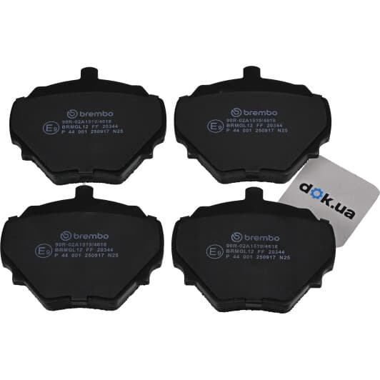 P 44 001 Brembo Гальмівні колодки