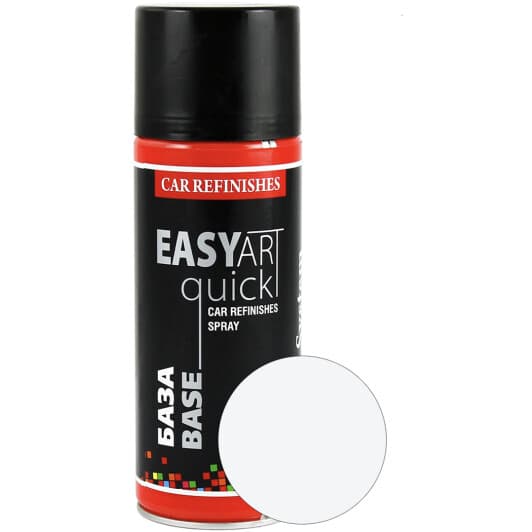 Аэрозольная краска CS System Easy Art Quick Base серебряный металлик 70201 400 мл
