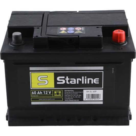 Аккумулятор Starline 6 CT-60-R BASL60P