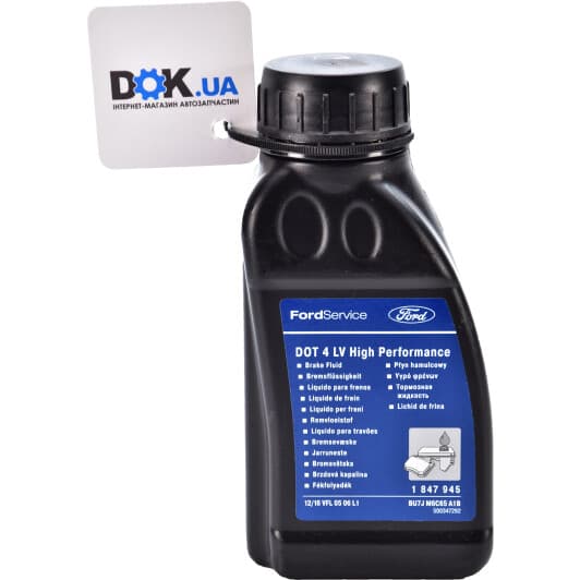 Ford LV High Performance DOT 4, 0,25 л (1847945) гальмівна рідина пластикова тара