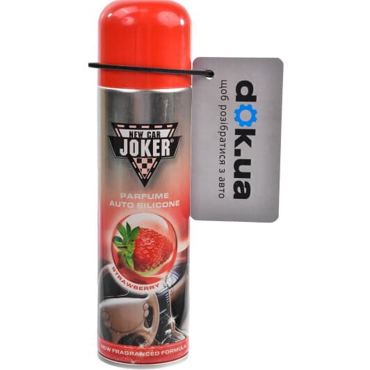 Поліроль для салону Joker Parfume Auto Silicone полуниця 200 мл