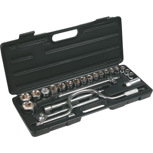 Набір торцевих головок та компонентів Top Tools 38D260 1/2" (24 пр.)
