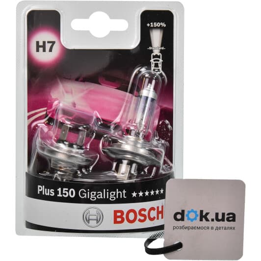 Автолампа Bosch Gigalight Plus 150 H7 PX26d 55 W 1987301431