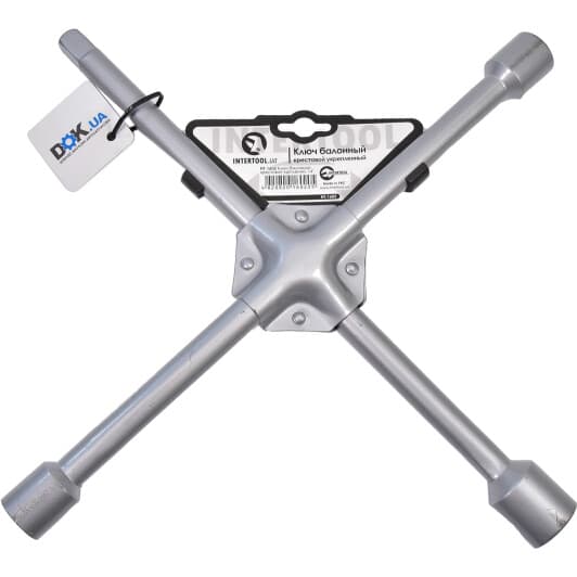 Ключ балонный Intertool HT-1602 крестовой 17x19x22 мм