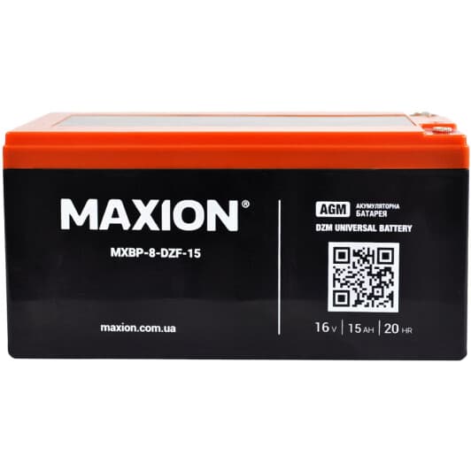 Аккумулятор для ибп Maxion MXBT-8-DZF-15 MXBT8DZF15 15 Ач 12 В