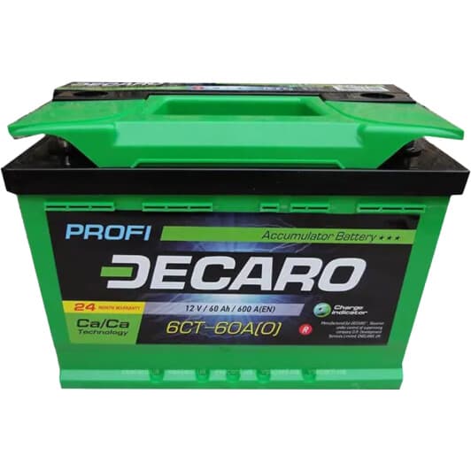 Аккумулятор DECARO 6 CT-60-R Profi 6600pro