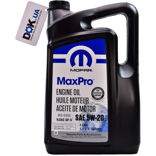 Mopar MaxPro 5W-20 (5 л) моторна олива