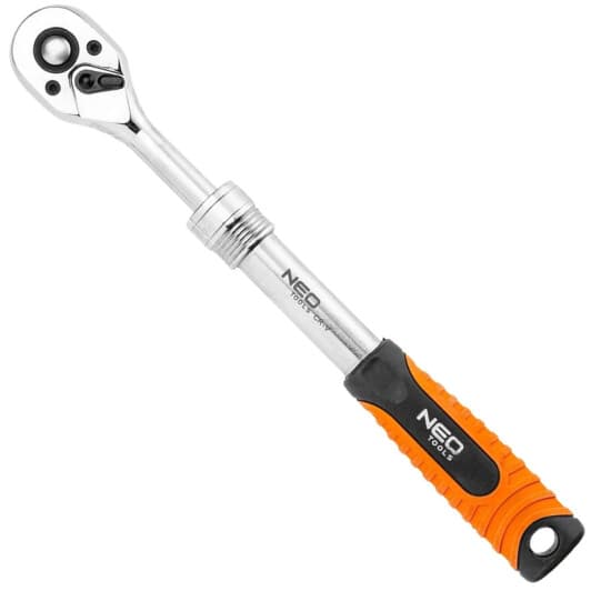 Тріскачка Neo Tools 08-515 телескопічна 1/2" 72 зубця 305 мм