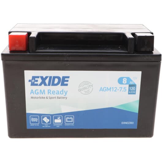 Акумулятор Exide 6 CT-8-L AGM Ready AGM12-7.5
