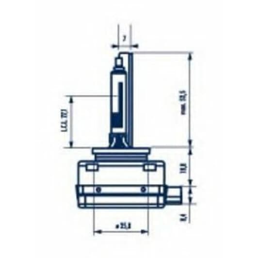 Автолампа Narva D1R PK32d-3 85 W 84011