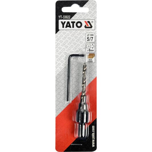 Свердло Yato спіральне по дереву YT-33022 5 мм