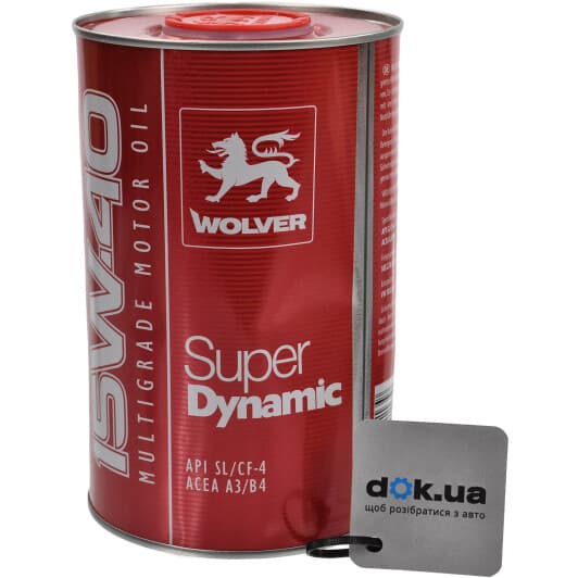Wolver Super Dynamic 15W-40 (1 л) моторное масло