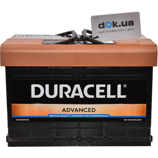 Акумулятор Duracell 6 CT-74-R Advanced DA74
