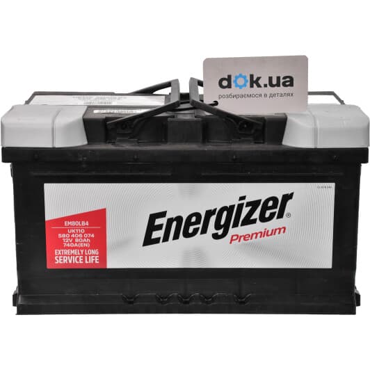 Аккумулятор Energizer 6 CT-80-R Premium 580406074