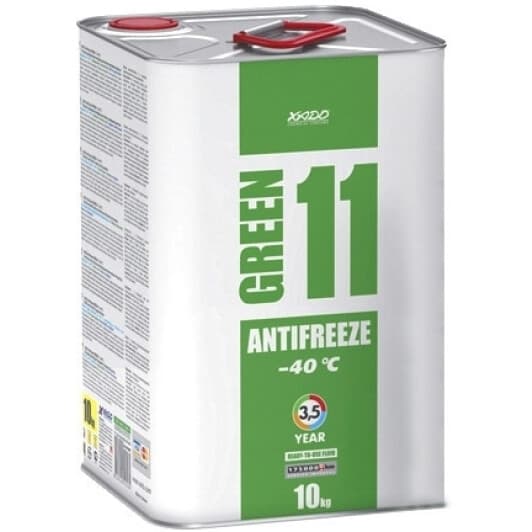 Xado Green 11 G11 зелений -40 °C, 10 л (XA50406) готовий антифриз