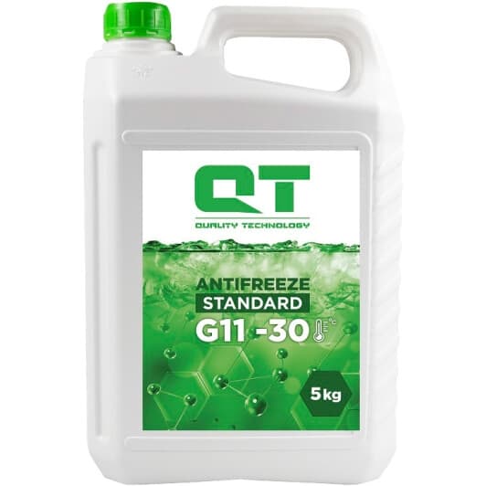 QT Standard G11 зелений -30 °C, 5 л (QT532305) готовий антифриз
