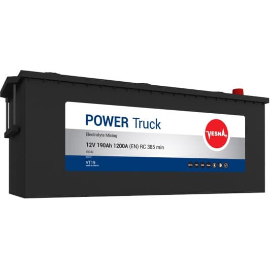 Акумулятор Vesna 6 CT-190-L Power Truck 836912