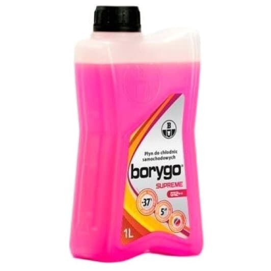 Borygo Supreme G12++ розовый -37 °C готовый антифриз
