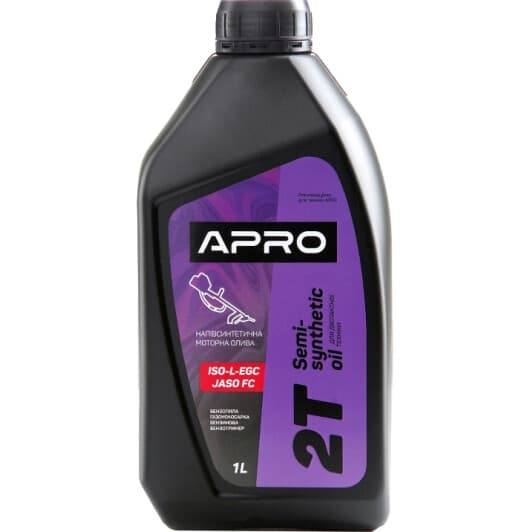 Моторна олива 2т Apro напівсинтетична