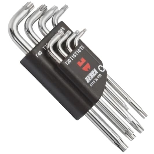 Набір ключів TORX Würth Zebra 071536100 T9-T40 8 шт