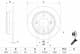 0 986 479 C14 Bosch Тормозной диск