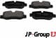 1363702810 JP Group Тормозные колодки