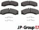 1163601610 JP Group Тормозные колодки