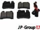 1163707110 JP Group Гальмівні колодки для Volkswagen Touareg