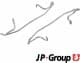 4964002610 JP Group Компоненти дискових гальмівних колодок