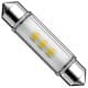 Автолампа Philips Ultinon Pro7000 C5W SV8,5 1 W жовта 11866CU70X1