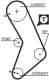 KP15545XS Gates Комплект ременя ГРМ + помпа