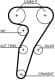 K015653XS Gates Комплект ремня ГРМ