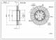 223950 Hart Тормозной диск для Mazda 6