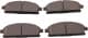 gk0724 CTR Гальмівні колодки