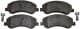 24484.190.2 Zimmermann Тормозные колодки для Volkswagen Amarok