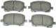 50-02-213 Ashika Гальмівні колодки для Toyota Avensis Verso