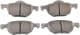 PA-452AF Japanparts Тормозные колодки