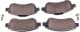 37650 A.B.S. Тормозные колодки для Honda CR-V