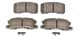 PP-505AF Japanparts Тормозные колодки