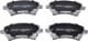 PA-211AF Japanparts Тормозные колодки для Toyota Corolla