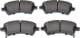 PA-211AF Japanparts Тормозные колодки для Toyota Corolla