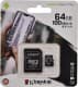 Карта пам’яті Kingston Canvas Select Plus microSDXC 64 ГБ з SD-адаптером